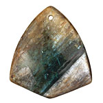 Kyanite (in resin) Arrowhead Pendant 40x45mm