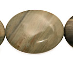 Silver Creek Jasper Flat Oval 40x30mm