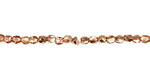 Czech Fire Polished Glass Apollo (Gold) Round 3mm