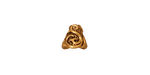 TierraCast Antique Gold (plated) Lily Cone 8mm