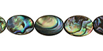 Abalone Flat Oval 14x10mm