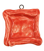 Gaea Ceramic Red Hot Square Bezel 25mm