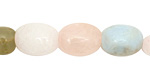 Beryl Morganite Tumbled Nugget 12-18x9-12mm