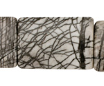 Black Water Jasper Thin Pillow 35x25mm