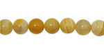 Yellow Botswana Agate Round 8mm
