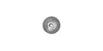TierraCast Rhodium (plated) Radiant Dome Bead Cap 6x9mm