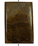 Bronzite Thin Pillow Pendant 60x40mm
