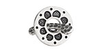 Saki Sterling Silver Daisy Toggle Clasp 20mm, 23mm bar
