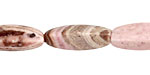 Rhodochrosite (soft pink) 3-Sided Rice 22x9mm