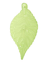 Lucite Apple Green Ivy Leaf 30x53mm