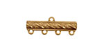 Brass Ribbon Bar 1-4 Link 9x25mm
