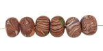 Humble Beads Polymer Clay Mauve Tiny Disk 7x10-11mm