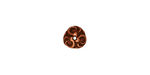 TierraCast Antique Copper (plated) Lily Bead Cap 4x8mm