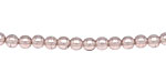 Czech Glass Luster Light Amethyst Round 4mm