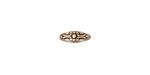 TierraCast Antique Silver (plated) Tudor 2-Hole Bar