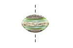 A Beaded Gift Silvered Grass Layers Zulu 13x19mm