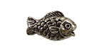 Green Girl Pewter Fishy 25x16mm