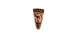 Antique Copper (plated) Filigree Bail w/ Hook 8x15mm