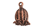 Nunn Design Antique Copper (plated) Large Poppy Pod Charm 20x28mm