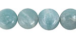 Amazonite Puff Coin 14mm