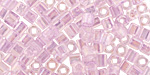 TOHO Transparent Rainbow Foxglove Cube 4mm Seed Bead