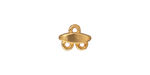 TierraCast Gold (plated) Almond 2-1 Link 11x8mm