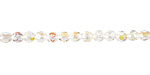 Czech Fire Polished Glass Crystal AB Round 3mm