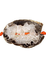 Druzy Agate Sliced Pieces Graduated 21-69x14-41mm