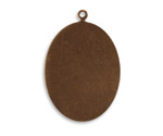 Vintaj Natural Brass Oval Altered Blank 24x34mm