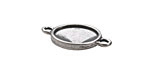 TierraCast Antique Pewter (plated) Faceted Link 25x17mm