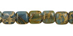Blue Impression Jasper Puff Square 10mm