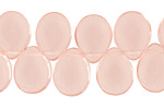 Czech Glass Rosaline Teardrop 12x16mm