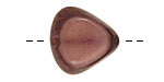 Tagua Nut Violet Banana Chip 22-29x16-22mm
