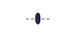 Tagua Nut Royal Large Hole Rondelle 3x8mm