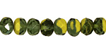 Czech Glass Chartreuse Quartz Fire Polished Rondelle 6x9mm