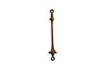 Vintaj Natural Brass Fleur De Lis Connector 25x5mm