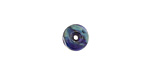 The BeadsNest Lampwork Glass Blue Rondelle 8-9x12-13mm