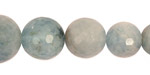 Aquamarine Faceted Round Graduated 8-20mm