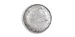 Nunn Design Antique Silver (plated) Crest Seal Tag 13mm