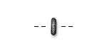 TierraCast Antique Pewter (plated) Distressed Oval 8x6.5mm