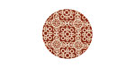 Lillypilly Bronze Baroque Anodized Aluminum Disc 19mm, 24 gauge