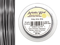 Artistic Wire Grey 20 gauge, 15 yards