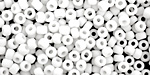 TOHO Opaque Frosted White Round 6/0 Seed Bead