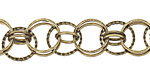 Antique Brass (plated) Medley Ring Chain