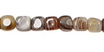 Botswana Agate (rich color) Cube 7mm