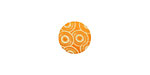 Lillypilly Orange Dandelion Anodized Aluminum Disc 11mm, 24 gauge