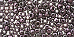 TOHO Metallic Amethyst Gun Metal Round 6/0 Seed Bead