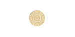 Lillypilly Gold Baroque Anodized Aluminum Disc 11mm, 22 gauge