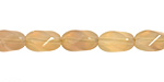 Yellow Opal Faceted Twisted Rice 8-10x5-7mm