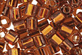 TOHO Smoky Topaz (with Silver Lining) Cube 3mm Seed Bead